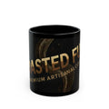 Roasted Fuel Black Coffee Mug — Premium Artisanal Coffee Logo (11oz & 15oz)