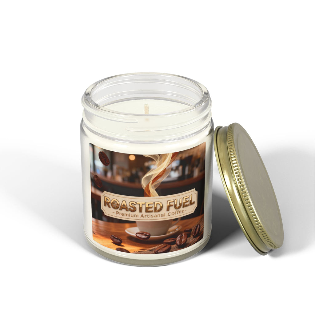 Roasted Fuel Coffee Candle — Coconut Apricot Wax (4oz & 9oz)