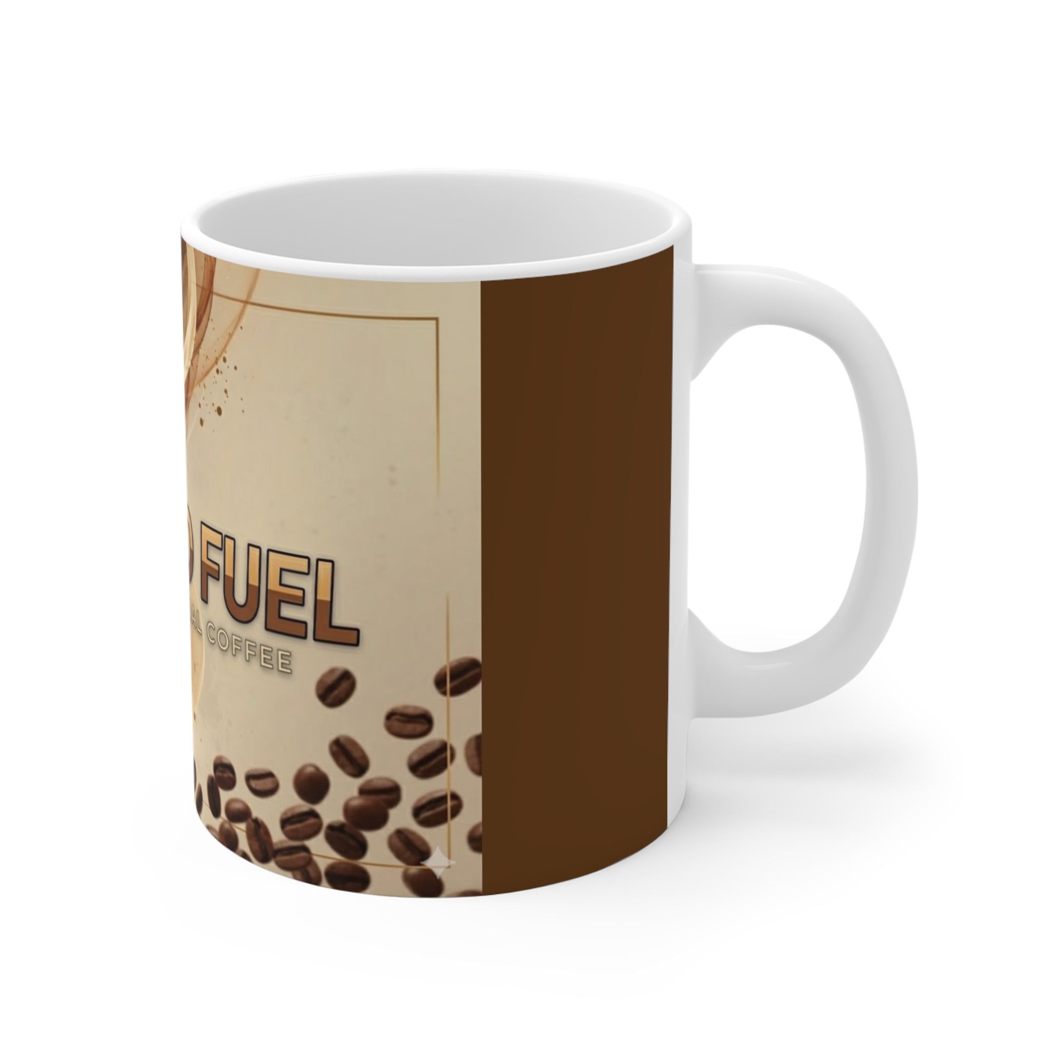 Fuel Your Grind 11oz Mug — Motivational Coffee Cup for Work & Hustle