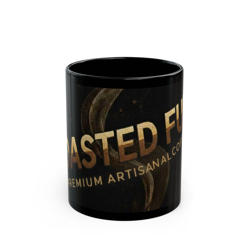 Roasted Fuel Black Coffee Mug — Premium Artisanal Coffee Logo (11oz & 15oz)