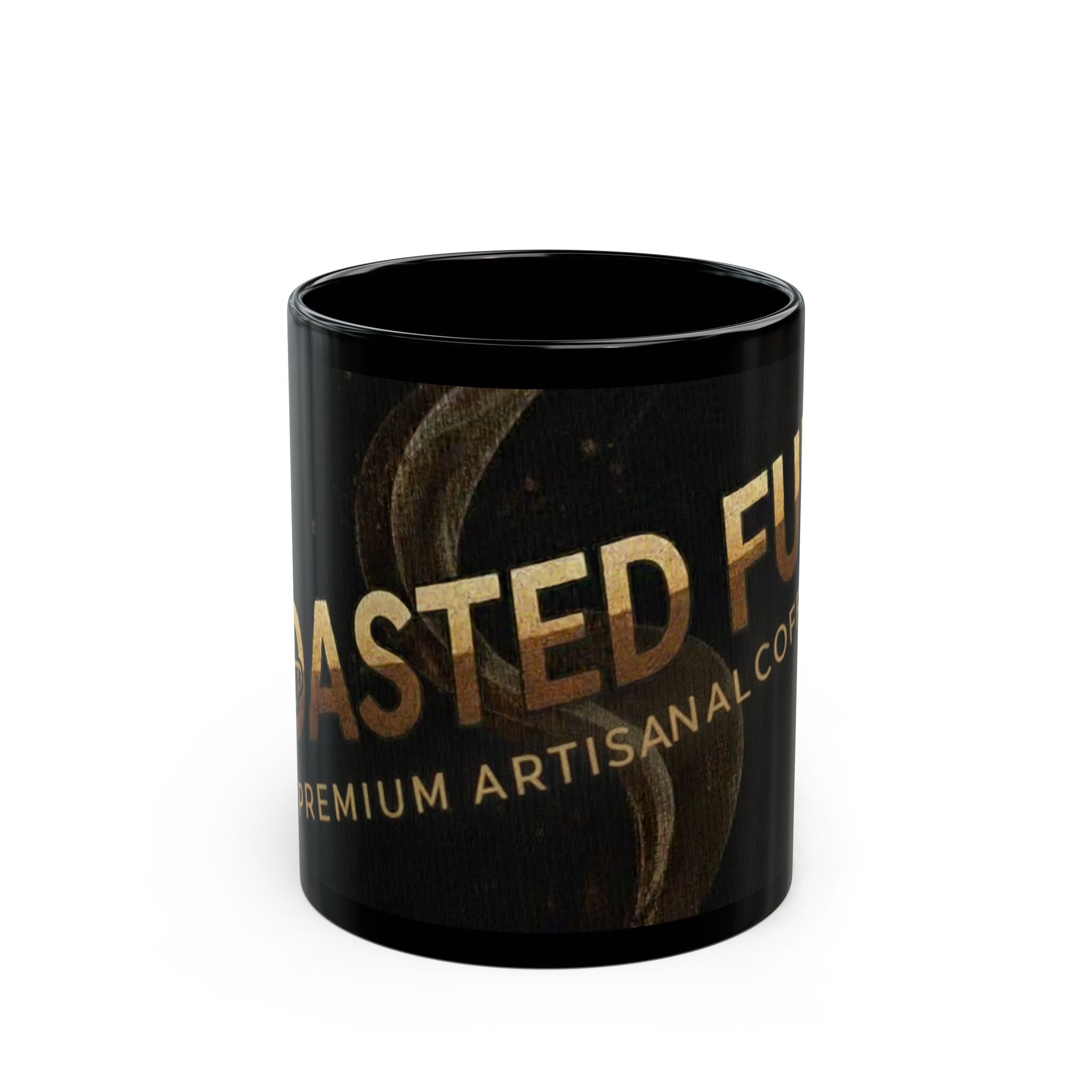 Roasted Fuel Black Coffee Mug — Premium Artisanal Coffee Logo (11oz & 15oz)