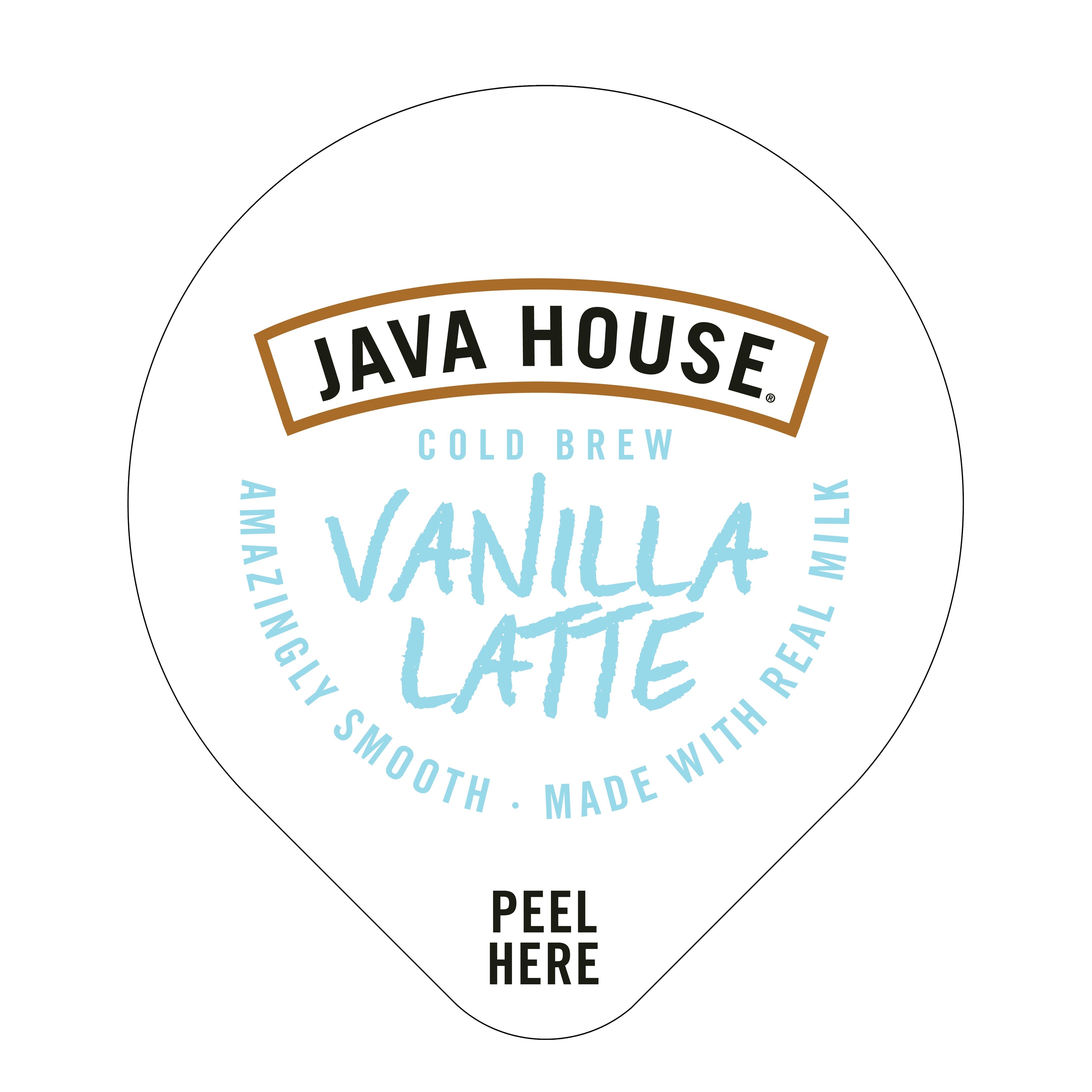 Java House Latte Cold Brew Coffee Pods - French Vanilla